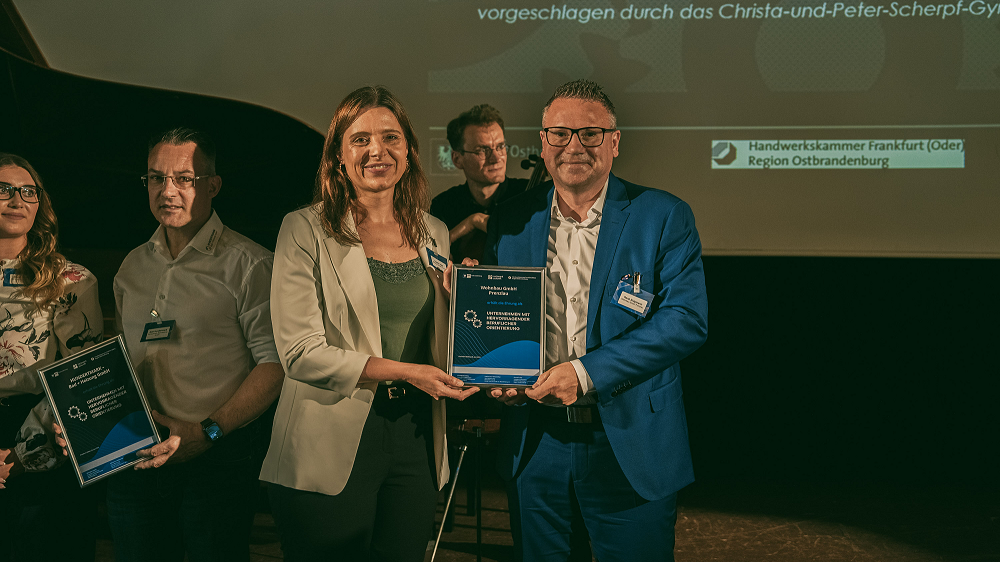 IHK Auszeichnung Unternehmen mit hervorragender beruflicher Orientierung