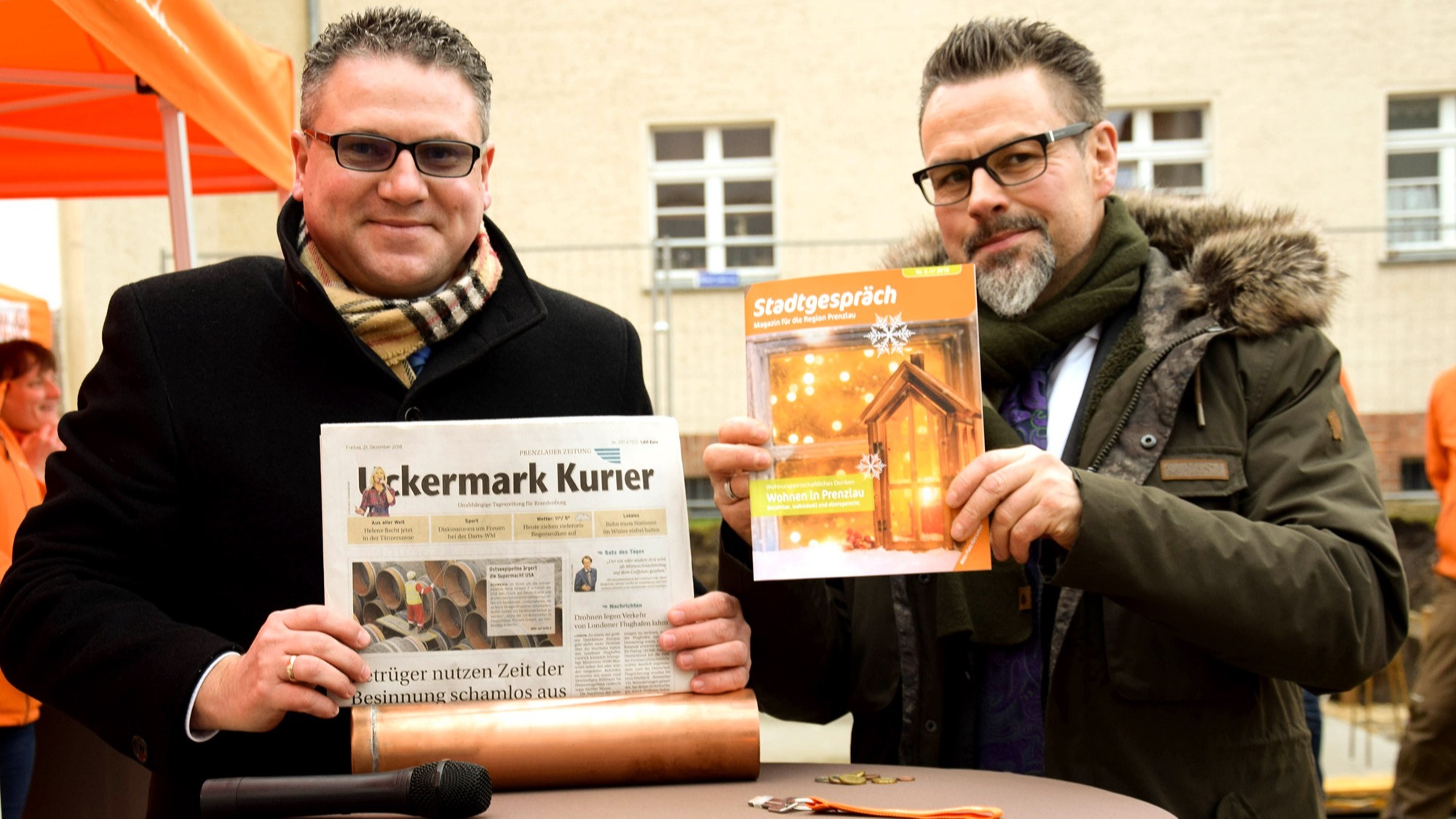 Grundsteinlegung Steinstraße
