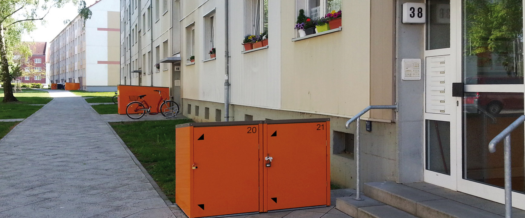 Rollator-/Fahrrad-/Kinderwagenbox