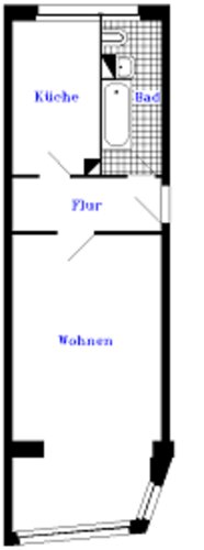 Grundriss der Wohnung